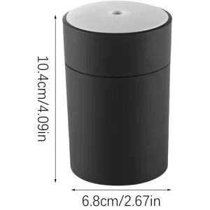 Mini humidificador ultrasónico de 260 ml ideal para aromaterapia, oficina y hogar