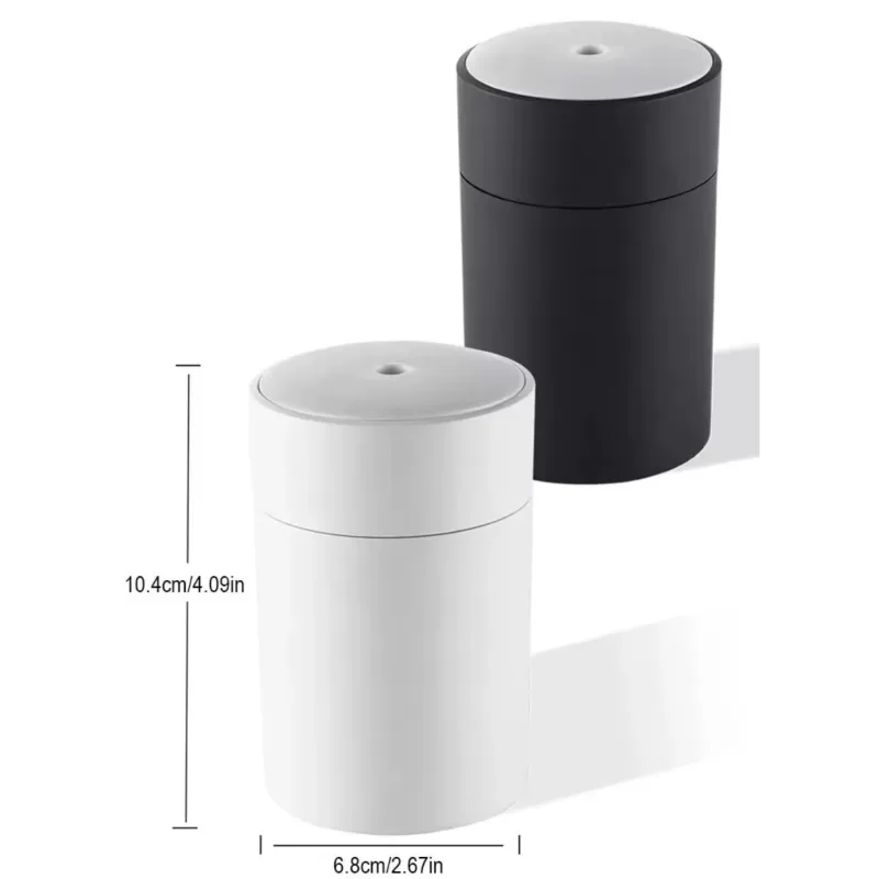 Mini humidificador ultrasónico de 260 ml ideal para aromaterapia, oficina y hogar