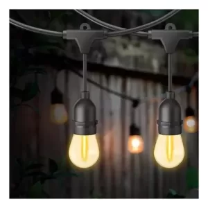 Guirnalda de Exterior 5M con 10 Soquetes – Estilo Vintage y Resistente a la Intemperie - Imagen 5