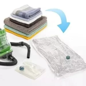 Bolsas de Vacío con Válvula 50x60 cm – Ahorra Espacio y Protege Tu Ropa - Imagen 3
